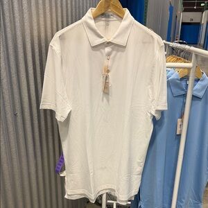Peter Millar White Polo Shirt